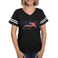 thumbnail image 1 of CafePress - 4Th BLUE Clear Aussie Women's Football T Shirt - Womens Football Shirt, 1 of 4