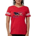 thumbnail image 1 of CafePress - 4Th BLUE Clear Aussie Women's Football T Shirt - Womens Football Shirt, 1 of 4