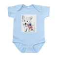 thumbnail image 1 of CafePress - 4Th Of July Westie Infant Bodysuit - Baby Light Bodysuit, Size Newborn - 24 Months, 1 of 4