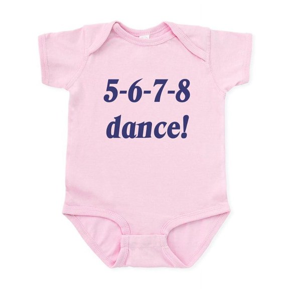 CafePress - 5 6 7 8 Dance Infant Bodysuit - Baby Light Bodysuit, Size Newborn - 24 Months