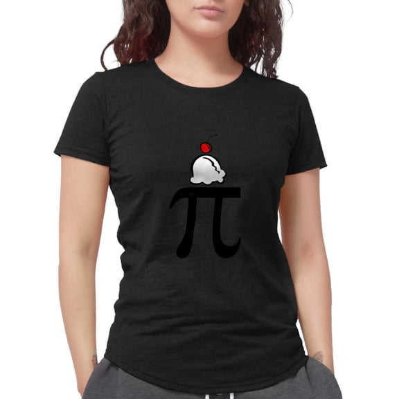 CafePress - 5 Pi A La Mode Women's Deluxe T Shirt - Womens Tri-blend T-Shirt