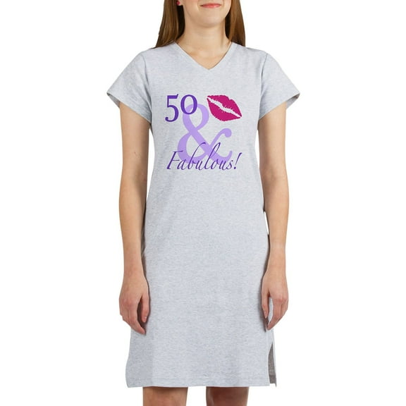 CafePress - 50 And Fabulous! - Women's Nightshirt