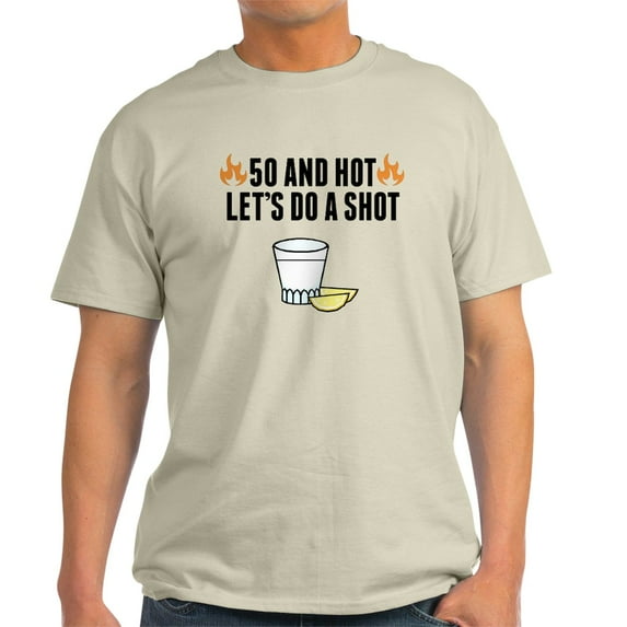 CafePress - 50 And Hot T Shirt - Men's Classic Graphic T-Shirt