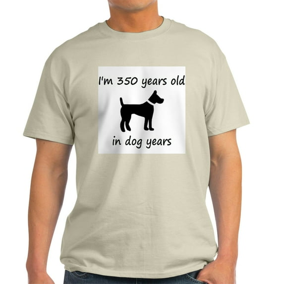 CafePress - 50 Dog Years Black Dog 1 T Shirt - Men's Classic Graphic T-Shirt