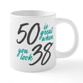 thumbnail image 1 of CafePress - 50 Is Great - 20 Oz White Ceramic Mega Mug, 1 of 5