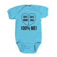 thumbnail image 1 of CafePress - 50 Percent Mom Dad Me T Shirts Body Suit - Cute Infant Bodysuit Baby Romper - Size Newborn - 24 Months, 1 of 3