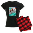 thumbnail image 1 of CafePress - 50'S Girl Pajamas - Women's Dark Pajamas, 1 of 4