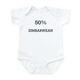 thumbnail image 1 of CafePress - 50% Zimbabwean Infant Bodysuit - Baby Light Bodysuit, Size Newborn - 24 Months, 1 of 4