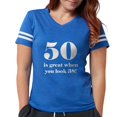 thumbnail image 1 of CafePress - 50Th Birthday Humor T Shirt - Womens Football Shirt, 1 of 4