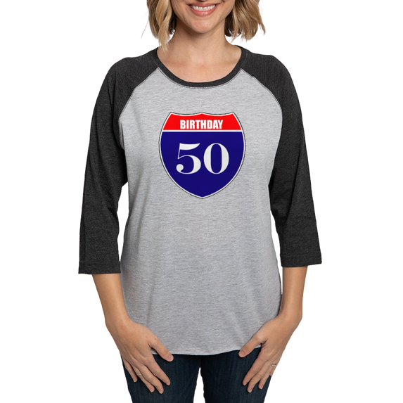 CafePress - 50Th Birthday! Long Sleeve T Shirt - Womens Baseball Tee