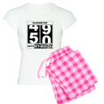 thumbnail image 1 of CafePress - 50Th Birthday Oldometer Pajamas - Women's Short Sleeve Print T-Shirt and Pants Light Cotton Pajama Set, 1 of 7
