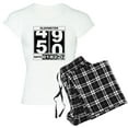 thumbnail image 1 of CafePress - 50Th Birthday Oldometer Pajamas - Women's Short Sleeve Print T-Shirt and Pants Light Cotton Pajama Set, 1 of 7