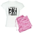 thumbnail image 1 of CafePress - 50Th Birthday Oldometer Pajamas - Women's Short Sleeve Print T-Shirt and Pants Light Cotton Pajama Set, 1 of 7