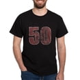 thumbnail image 1 of CafePress - 50Th Birthday Red Grunge Dark T Shirt - Men's Classic Graphic Cotton T-Shirt, 1 of 4