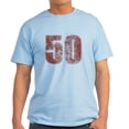 thumbnail image 1 of CafePress - 50Th Birthday Red Grunge Light T Shirt - Men's Classic Graphic T-Shirt, 1 of 4