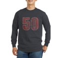 thumbnail image 1 of CafePress - 50Th Birthday Red Grunge Long Sleeve Dark T Shirt - Long Sleeve Dark T-Shirt, 1 of 1