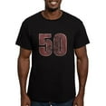 thumbnail image 1 of CafePress - 50Th Birthday Red Grunge Men's Fitted T Shirt (Dar - Men's Fitted T-Shirt, 1 of 4