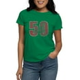 thumbnail image 1 of CafePress - 50Th Birthday Red Grunge Women's Dark T Shirt - Women's Traditional Fit Dark T-Shirt, 1 of 4
