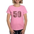 thumbnail image 1 of CafePress - 50Th Birthday Red Grunge Women's Dark T Shirt - Women's Traditional Fit Dark T-Shirt, 1 of 4