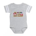 thumbnail image 1 of CafePress - 6 5 4 3 Nonno - Cute Infant Baby Football Bodysuit, 1 of 3