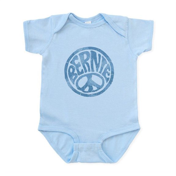 CafePress - 60S Peace Bernie Infant Bodysuit - Baby Light Bodysuit, Size Newborn - 24 Months