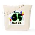 thumbnail image 1 of CafePress - 65Th Birthday Tote Bag - Unisex Canvas Tote Bag, Beige, 1-Piece, 1 of 9