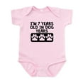 thumbnail image 1 of CafePress - 7 Years Old In Dog Years Body Suit - Baby Light Bodysuit, Size Newborn - 24 Months, 1 of 4