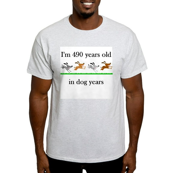 CafePress - 70 Birthday Dog Years 1 T Shirt - Light T-Shirt - CP