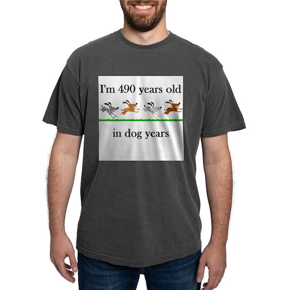 CafePress - 70 Birthday Dog Years 1 T Shirt - Mens Comfort Colors Shirt