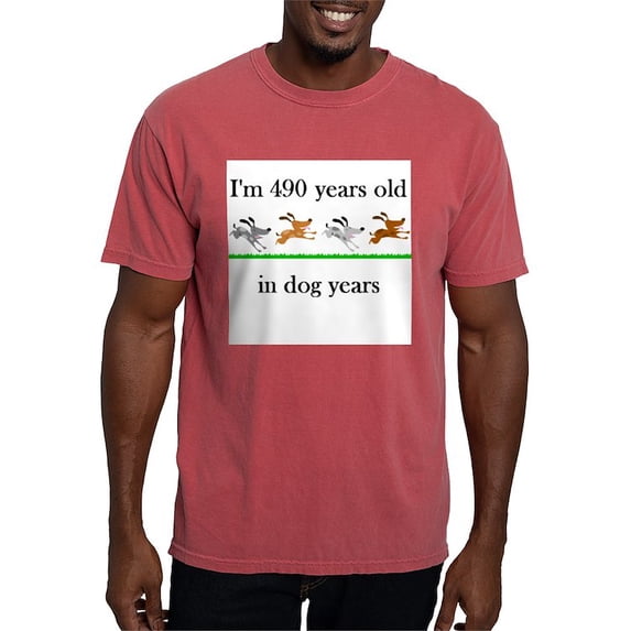CafePress - 70 Birthday Dog Years 1 T Shirt - Mens Comfort Colors Shirt
