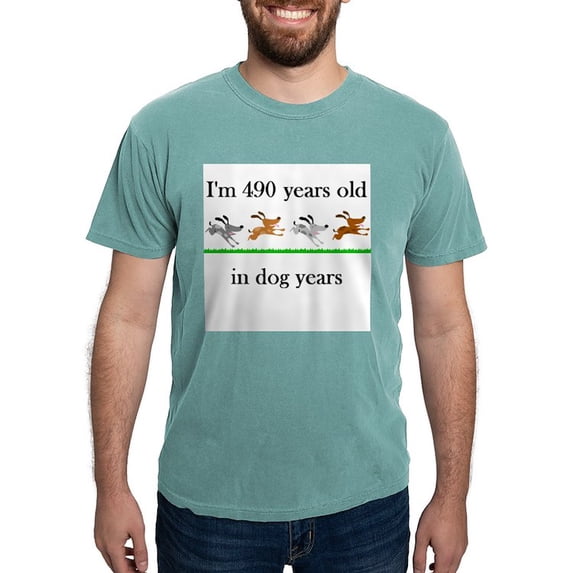 CafePress - 70 Birthday Dog Years 1 T Shirt - Mens Comfort Colors Shirt