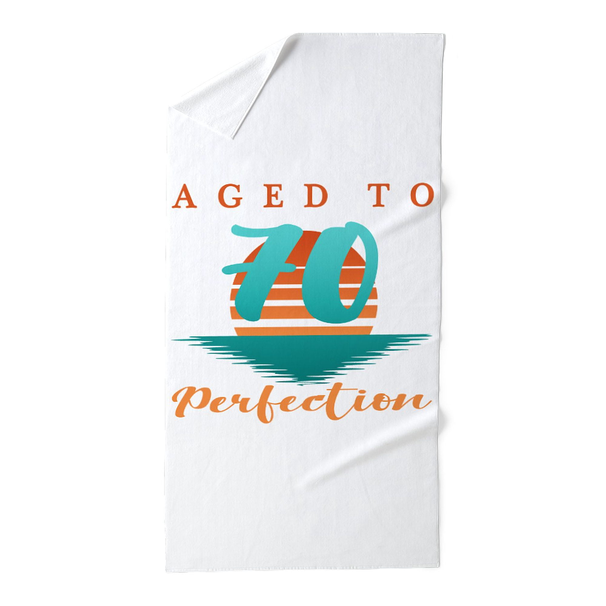 CafePress - 70Th Birthday Retro - Large Beach Towel, Soft 30"x60" Towel with Unique Design