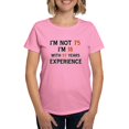 thumbnail image 1 of CafePress - 75 Year Old Designs Women's Dark T Shirt - Women's Traditional Fit Dark T-Shirt, 1 of 4