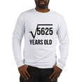 thumbnail image 1 of CafePress - 75 Years Old Square Root Long Sleeve T Shirt - Unisex Cotton Long Sleeve T-Shirt, 1 of 4