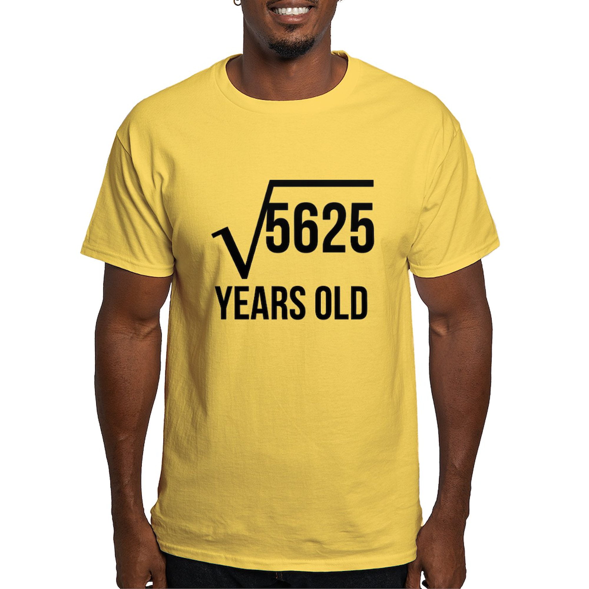 CafePress - 75 Years Old Square Root T Shirt - Men's Classic