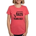 thumbnail image 1 of CafePress - 75 Years Old Square Root T Shirt - Womens Tri-blend T-Shirt, 1 of 4