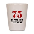 thumbnail image 1 of CafePress - 75Th Birthday Gag Gift - White Shot Glass, Unique and Funny Shot Glass, 1 of 2