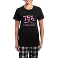 thumbnail image 1 of CafePress - 75Th Birthday Humor Women's Dark Pajamas - Women's Short Sleeve Print T-Shirt and Pants Dark Cotton Pajama Set, 1 of 7