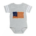 thumbnail image 1 of CafePress - 76 FLAG WORN - Cute Infant Baby Football Bodysuit, 1 of 3