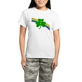 thumbnail image 1 of CafePress - 7Th Shamrock Women's Light Pajamas - Women's Short Sleeve Print T-Shirt and Pants Light Cotton Pajama Set, 1 of 7
