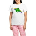 thumbnail image 1 of CafePress - 7Th Shamrock Women's Light Pajamas - Women's Short Sleeve Print T-Shirt and Pants Light Cotton Pajama Set, 1 of 7