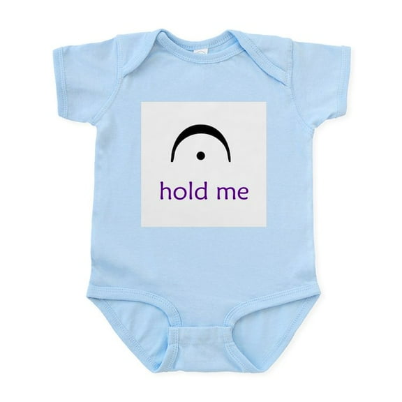 CafePress - 7X7_Apparel Holdme Body Suit - Baby Light Bodysuit, Size Newborn - 24 Months