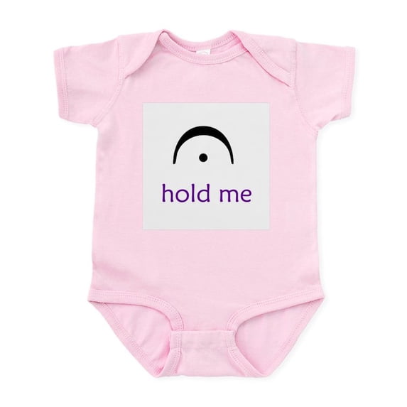 CafePress - 7X7_Apparel Holdme Body Suit - Baby Light Bodysuit, Size Newborn - 24 Months