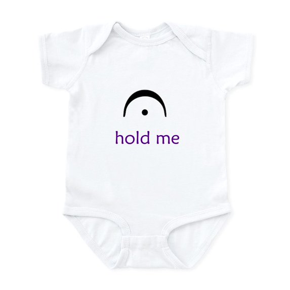 CafePress - 7X7_Apparel Holdme Body Suit - Baby Light Bodysuit, Size Newborn - 24 Months
