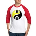 thumbnail image 1 of CafePress - 8 Ball 9 Ball Yin Yang Baseball Jersey - Cotton Baseball Jersey, 3/4 Raglan Sleeve Shirt, 1 of 4