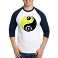 thumbnail image 1 of CafePress - 8 Ball 9 Ball Yin Yang Baseball Jersey - Cotton Baseball Jersey, 3/4 Raglan Sleeve Shirt, 1 of 4