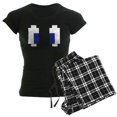 thumbnail image 1 of CafePress - 8 Bit Pixel Manga Eyes Women's Dark Pajamas - Women's Short Sleeve Print T-Shirt and Pants Dark Cotton Pajama Set, 1 of 4