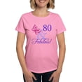 thumbnail image 1 of CafePress - 80 And Fabulous Women's Dark T Shirt - Women's Traditional Fit Dark T-Shirt, 1 of 4