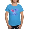 thumbnail image 1 of CafePress - 80 And Fabulous Women's Dark T Shirt - Women's Traditional Fit Dark T-Shirt, 1 of 4
