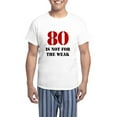 thumbnail image 1 of CafePress - 80Th Birthday Gag Gift Men's Light Pajamas - Men's Light Loose Fit Cotton Pajama Set, 1 of 7